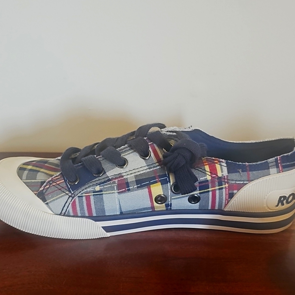 Rocket Dog Plaid Sneakers 7.5 Women's * Never Worn